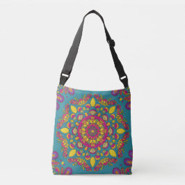 Bolsa Ajustável Vibrant Floral Mandala