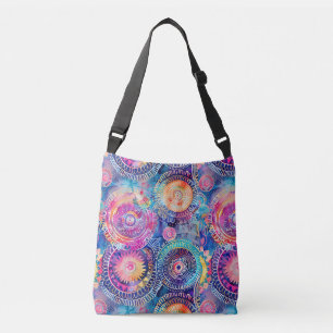 Bolsa Ajustável Vibrant Watercolor Mandala
