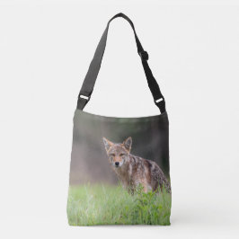 Bolsa Ajustável Vida Selvagem de Coyote com Floresta Suave