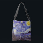 Bolsa Ajustável Vincent Van Gogh Starry Night Vintage Fine Art<br><div class="desc">Vincent van Gogh Starry Night Fine Art Painting Starry Night Starry Night é uma pintura do artista poste-impressionista holandês Vincent van Gogh. O céu azul à noite está cheio de nuvens, estrelas e uma lua crescente brilhante. A Noite Estrelada é a única noturna na série de visões da janela do...</div>