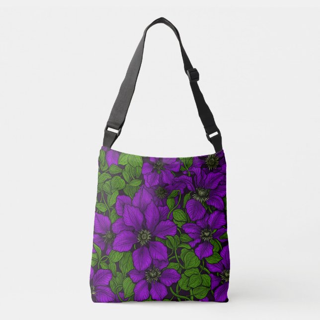 Bolsa Ajustável Vinha-púrpura Clematis (Frente)