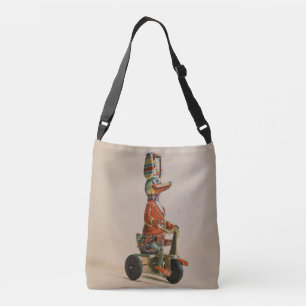 Bolsa Ajustável Vintage Antique Toy Duck em Bike
