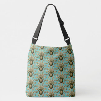 Bolsa Ajustável Vintage Haeckel Octopus Crossbody Bag