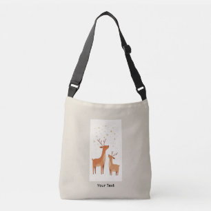 Bolsa Ajustável Vintage Inspirou a Floresta Cabina, Saco Cruzado.