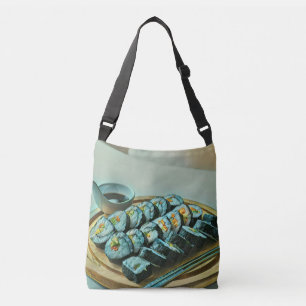 Bolsa Ajustável Vintage Sushi Trabalho de arte