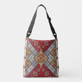 Bolsa Ajustável Vintage Turco Rug Antiquado Kilim