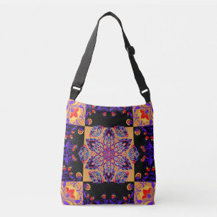 Bolsa Ajustável Violet Nature Roxo Floral
