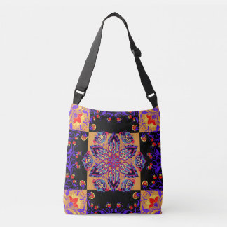 Bolsa Ajustável Violet Nature Roxo Floral