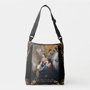 Bolsa Ajustável Virgem e Criança com Santo