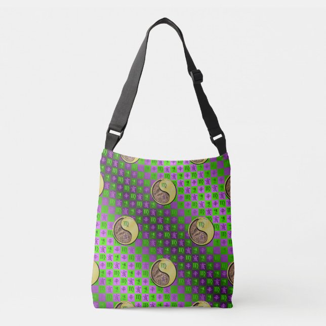 Bolsa Ajustável Virgem & Javali de Metal (Frente)