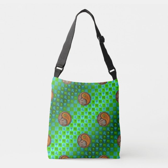 Bolsa Ajustável Virgem & Porco de Madeira (Frente)