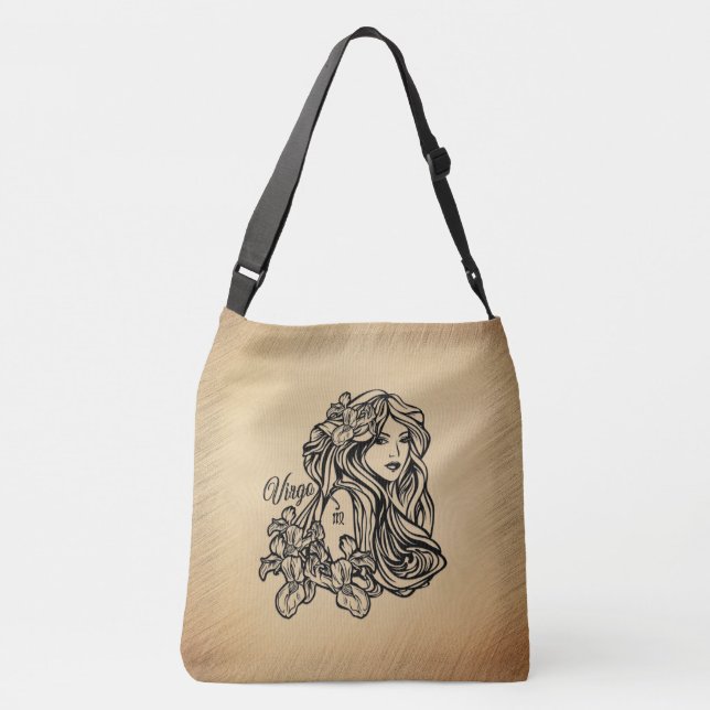 Bolsa Ajustável Virgo Zodíaco com Visual Antigo (Verso)