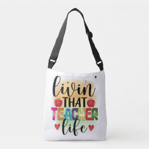 Bolsa Ajustável Vivendo Aquela Vida De Professores - Presente Para