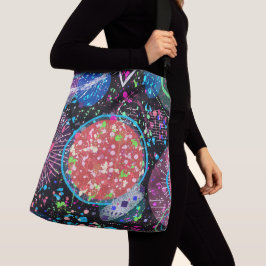 Bolsa Ajustável Vizinhança Galáctica: Arte Abstrata