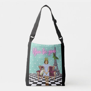 Bolsa Ajustável Você Está Empoderando Pop de Arte Menina
