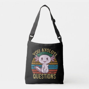 Bolsa Ajustável Você Perguntas Axolotl Retro 90s Axolotl Engraçado