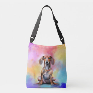 Bolsa Ajustável Watercolor Dachshund