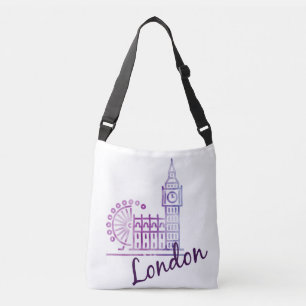 Bolsa Ajustável Watercolor London, Big Ben