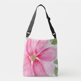 Bolsa Ajustável Watercolor Magenta Bloom