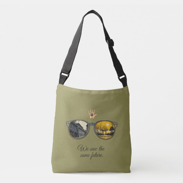 Bolsa Ajustável We saw the same future (Frente)