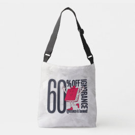 Bolsa Ajustável Whimsical Ignorance Is Banned Educational 