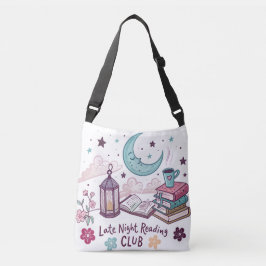 Bolsa Ajustável Whimsso Late Night Reading Club Moon Book Café