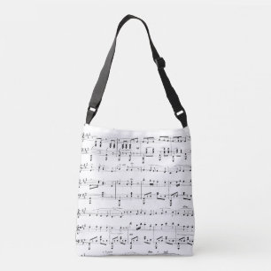 Bolsa Ajustável White Sheet Music
