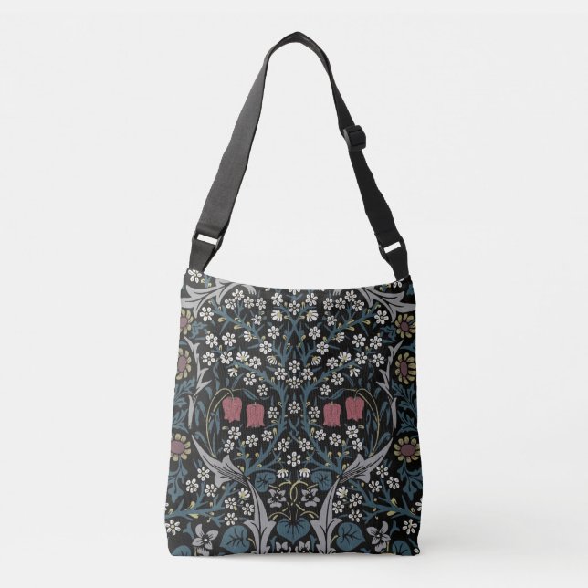 Bolsa Ajustável William Morris Blackthorn Floral Art Nouveau (Frente)