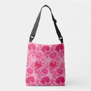 Bolsa Ajustável William Morris Chrysanthemums, Fuchsia Pink
