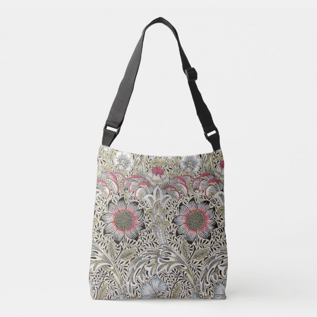 Bolsa Ajustável William Morris Corncockle wallpaper floral (Frente)
