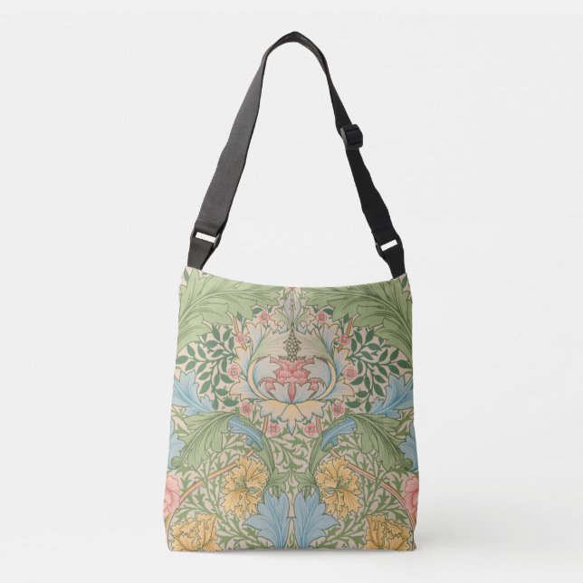 Bolsa Ajustável William Morris Myrtle Floral Botânico (Frente)