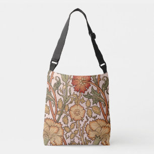 Bolsa Ajustável William Morris Pink Rose Flower Wallpaper Padrão