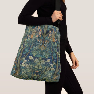 Bolsa Ajustável William* Morris Vitoriano Antigo Verde Floresta