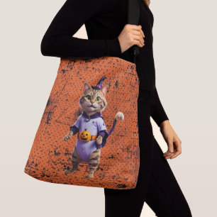 Bolsa Ajustável Witchy Halloween Tabby