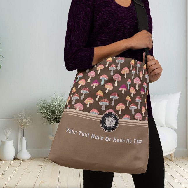 Bolsa Ajustável Woodland Mushroom Boho Celestial Forest Hippie (Criador carregado)