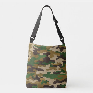 Bolsa Ajustável Woodland Urban Camo Green Brown Sand