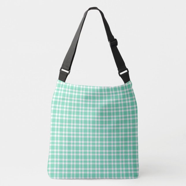 Bolsa Ajustável Xadrez Branco Aquamarine (Frente)