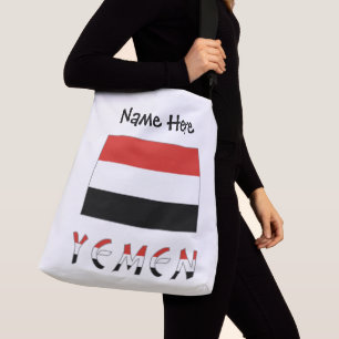 Bolsa Ajustável Yemen e Bandeira do Iêmen Personalizados