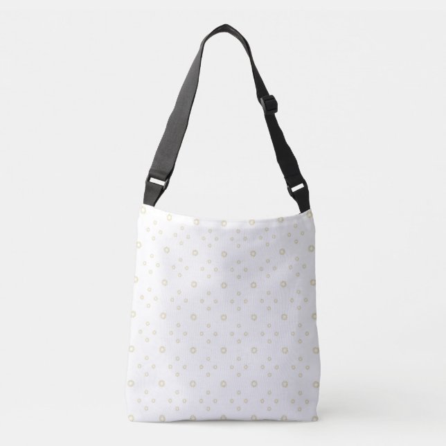 Bolsa Ajustável Zinnia Sol Dourado Branco (Frente)