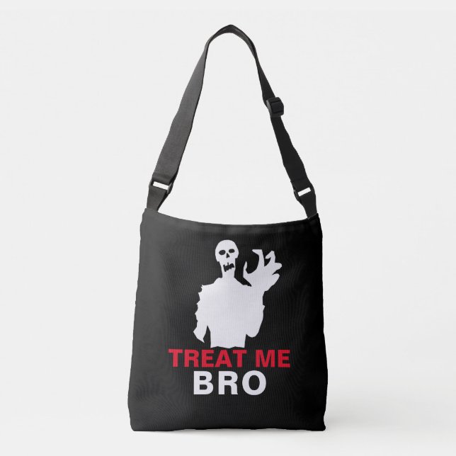 Bolsa Ajustável Zombie trata-me Dia de as Bruxas engraçado Bro per (Frente)