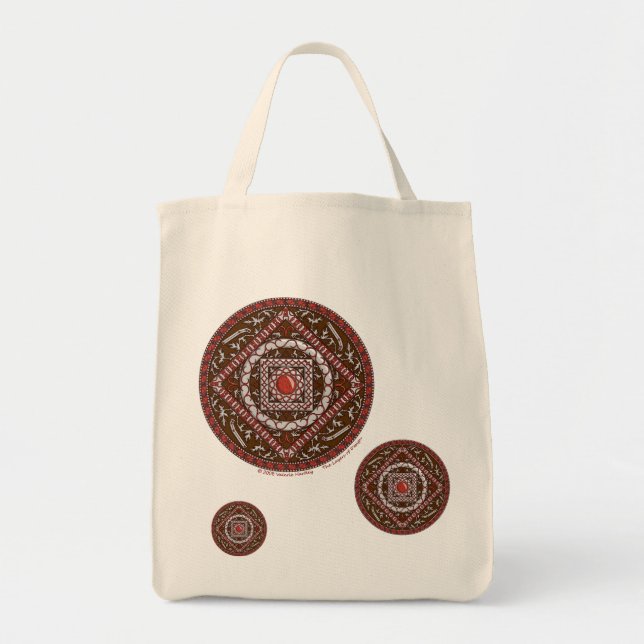 Bolsa Aries Mandala Tote (Frente)