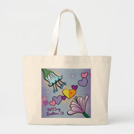 Bolsa - As flores de ART - Buellton.Art
