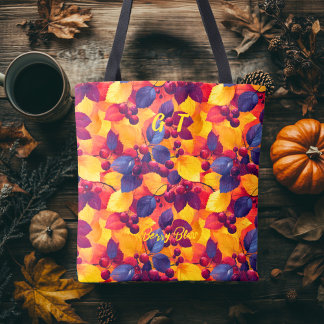 Bolsa Berry Bliss com Folhas de outono e Berries