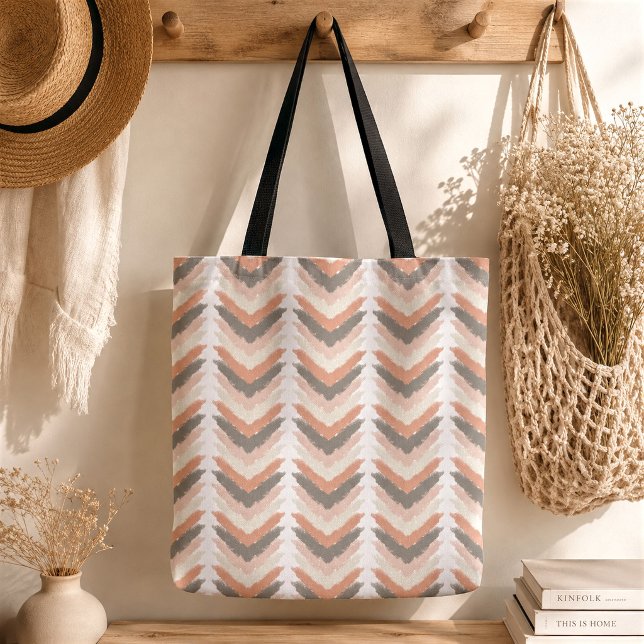 Bolsa Boho Chevron Tote (Criador carregado)