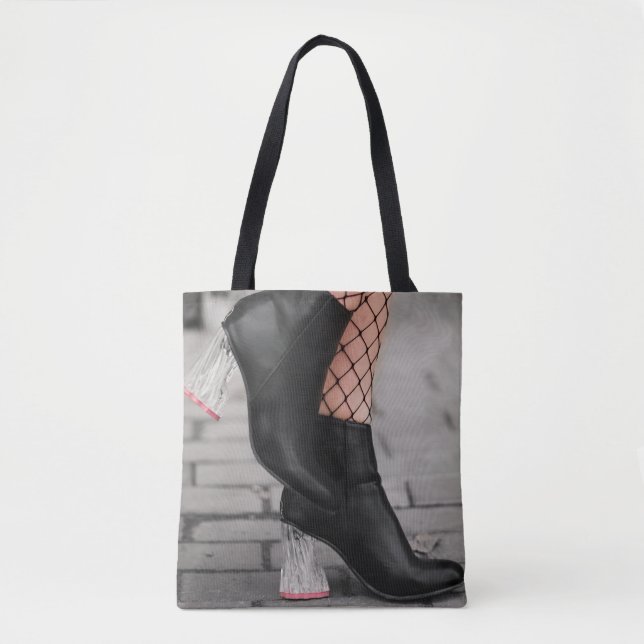 Bolsa Booted & Bold Ankle Boot Tote (Frente)