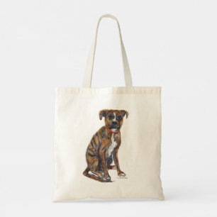 bolsa branco bobo com pintura de filhote de resgat