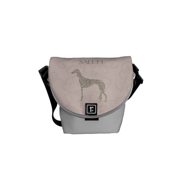 Bolsa Carteiro Coleção de Saluki (Frente)