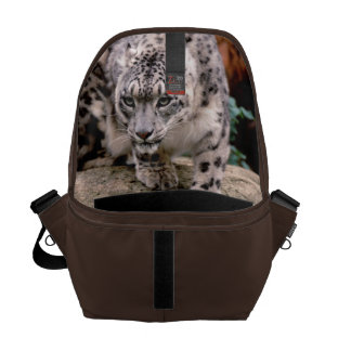 Bolsa Carteiro Leopardo de neve da bolsa mensageiro