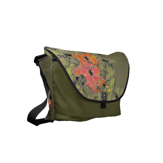 Bolsa Carteiro Verão em Wildflowers da queda (Frente Esquerda)