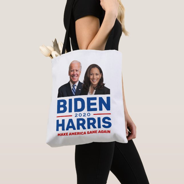 Bolsa da Campanha Coletiva Biden Harris 2020 (Close Up)